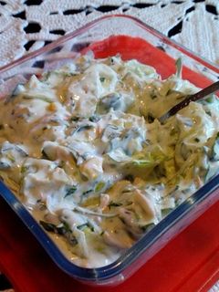 Bébispenótos saláta recept fotója