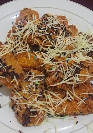 Foto resep Naget pisang coklat keju