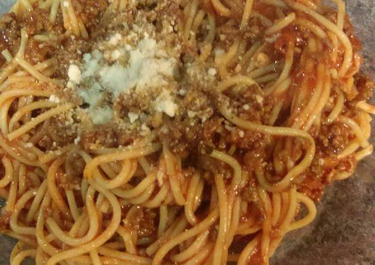 Chunky spaghetti