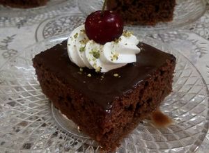 صورة لوصفة مربعات الكيك بالشوكولاتة
