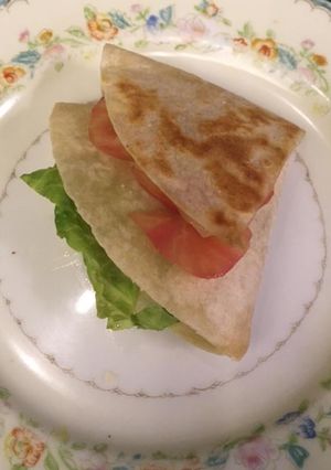 Una foto de Quesadillas triangulares