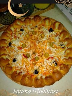 صورة لوصفة بيتزا