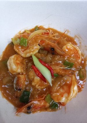 Foto resep Udang Saus Padang