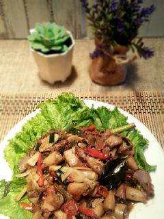 Foto resep Oseng cumi pedas