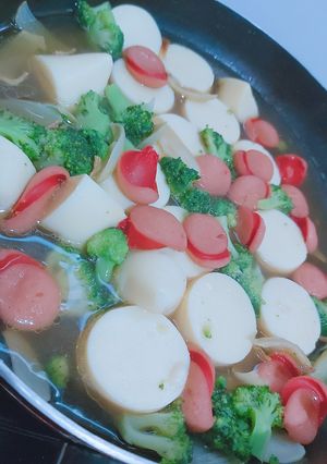 Foto resep Egg tofu sosis simple