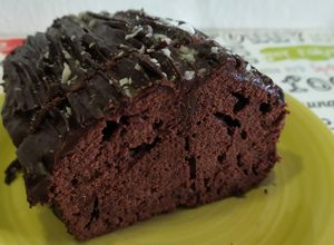 Una foto de Budín a puro chocolate