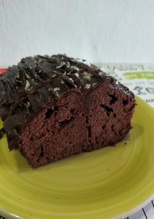 Una foto de Budín a puro chocolate