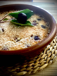Una foto de Clafoutis de cereza