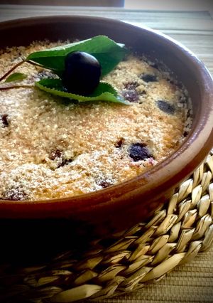 Una foto de Clafoutis de cereza