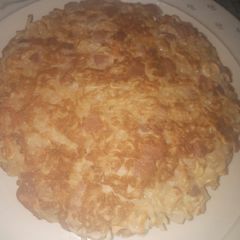 A picture of Indomie pizza.