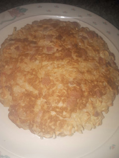 A picture of Indomie pizza.