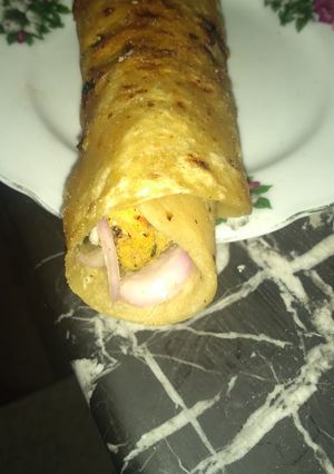 A picture of Kebab Paratha.