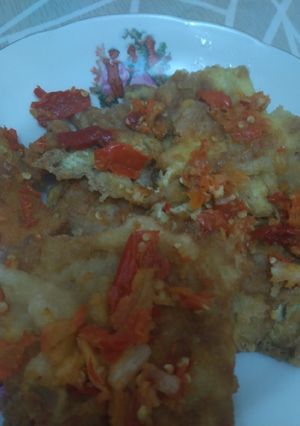 Foto resep Telor geprek simple anti gagal