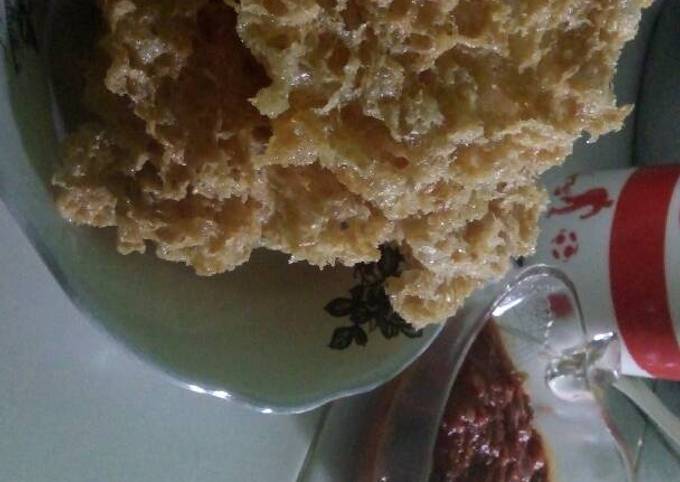 Ayam kremes (tapi ini kremesnya aja)