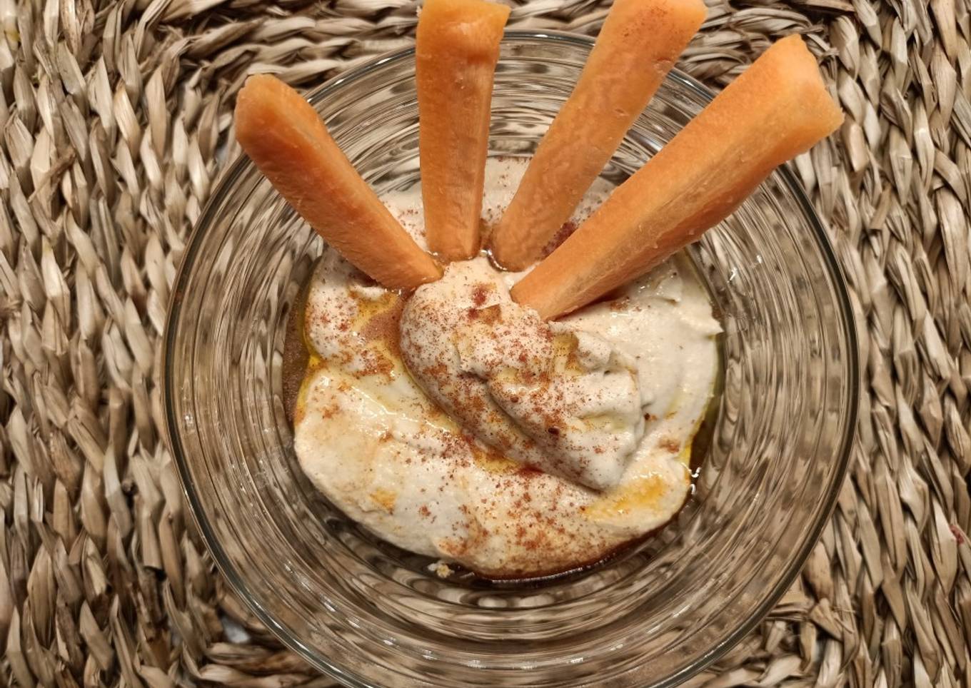 Hummus de garbanzos y alubias