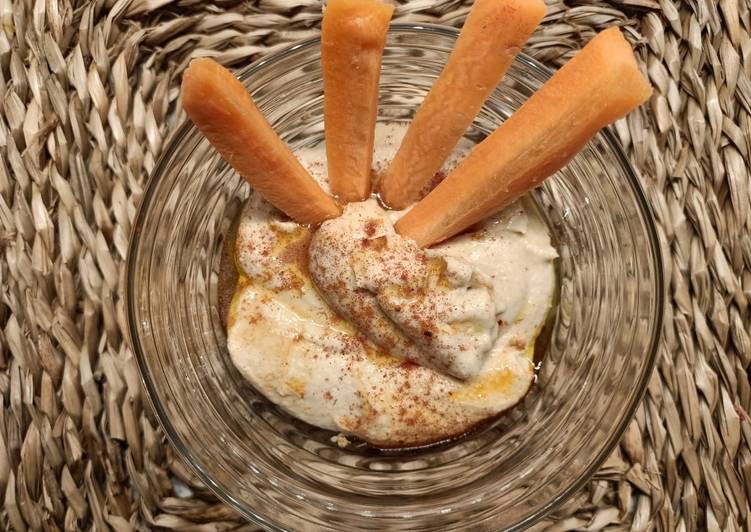 Humus de garbanzos y alubias