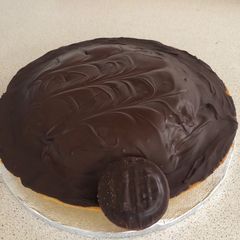 A picture of Giant Jaffa cake.