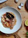 Risotto alla Pescatore ~ Nasi khas Italia dengan isian sari laut
