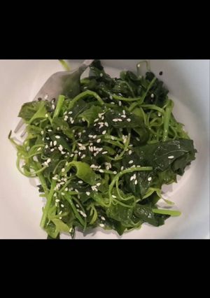 Foto resep Salad bayam kukus