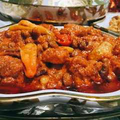 รูปของ Sambel goreng Krecek + kacang tolo