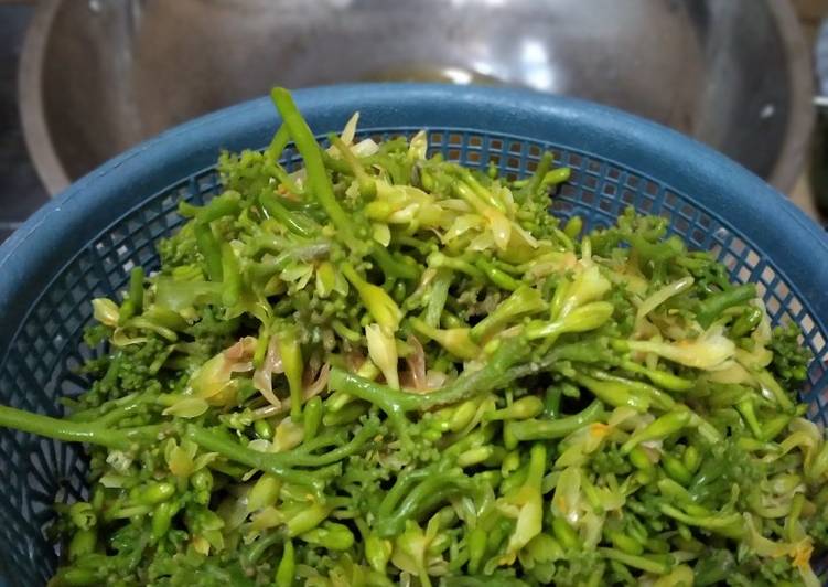 Recipe: Delicious Tumis bunga pepaya