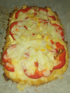 Una foto de Pizza -masa de col