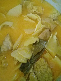 Foto resep Sayur tahu tempe rebung masak kuning