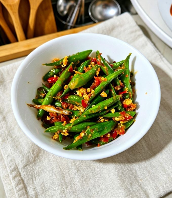Foto resep Buncis Telur Belacan