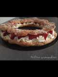 Paris-Brest with Strawberry Whipped Cream