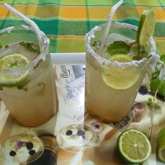 A picture of Masala Shikanji or Spiced Indian Lemonade.