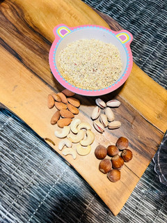 عکسی از دستور پودر چهار مغز برای نوزاد👧