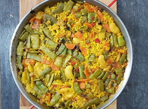 Foto di Paella di verdure