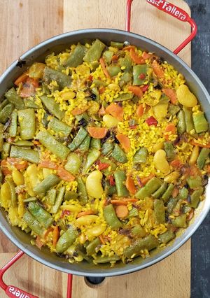Foto di Paella di verdure