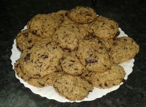 Amerikai csokis keksz recept fotója