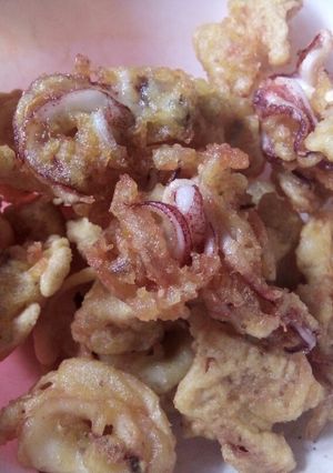 Foto resep Rempeyek cumi-cumi