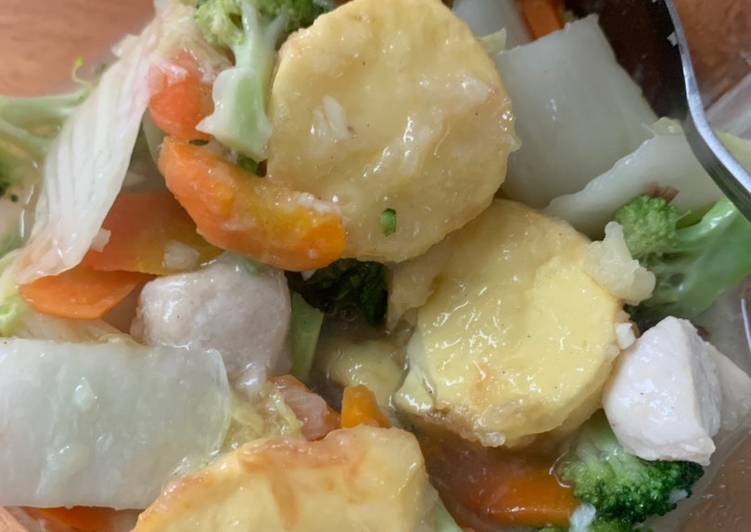 Resep Sapo Tahu Ayam, Bikin Ngiler