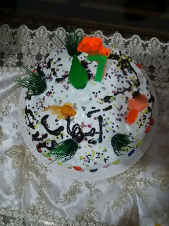 عکسی از دستور کیک شیفون بدون جدا کردن زرده و سفیده