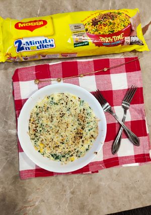 Maggi Bake Dish રેસીપી મુખ્ય ફોટો