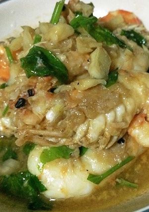 รูปของ กุ้งผัดกระเทียม
