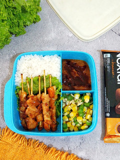 Foto resep Bekal anak "sate ayam madu"