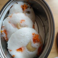 A picture of Idli with a twist.