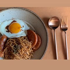 A picture of Simple Breakfastʕ·͡ᴥ·ʔ:Chinese Fried Noodle.