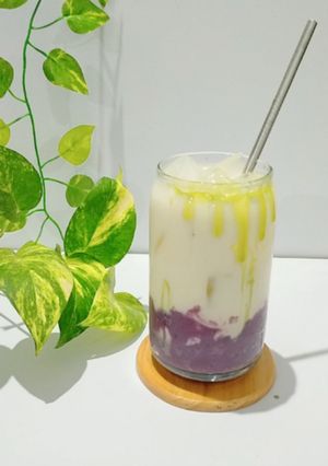 Foto resep Ubi Ungu Matcha Latte