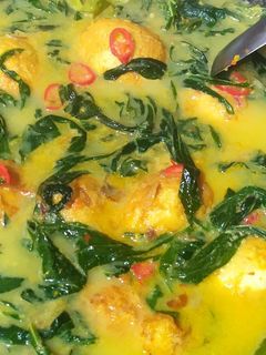 Foto resep Gulai Daun Singkong dan Telur
