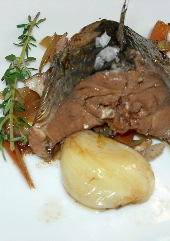 Una foto de Escabeche de caballa al vino viejo y Módena 