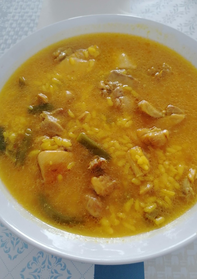 Una foto de Arroz caldoso en la cecotec Mambo
