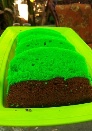 Foto resep Bolu kukus pandan coklat