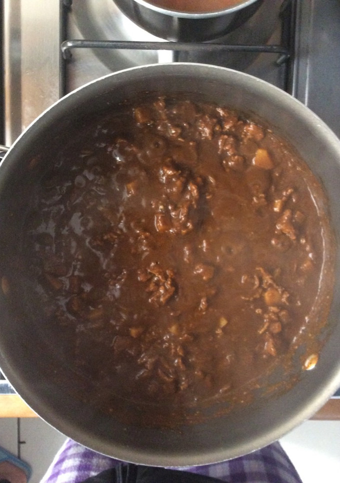 Una foto de Bistec en chile negro