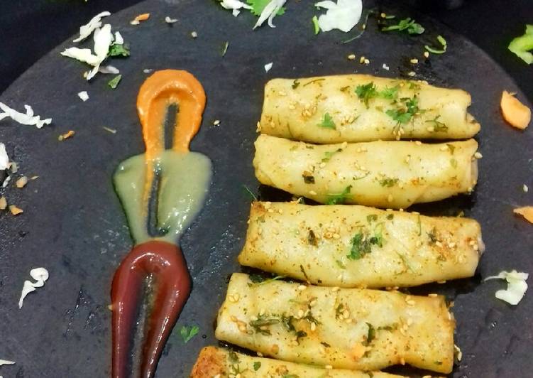 Steamed cheese rolls