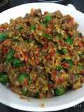 Tumis oncom lencak